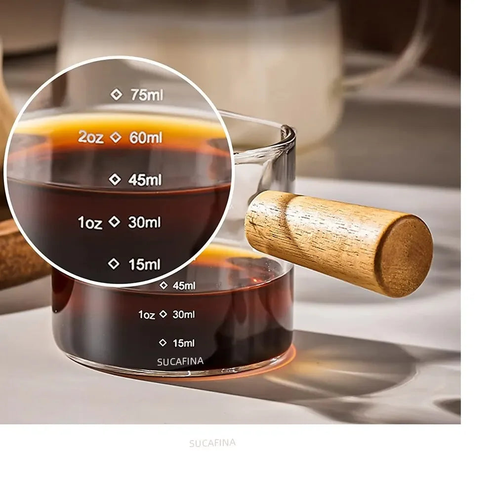 Glass Espresso Measuring Cup