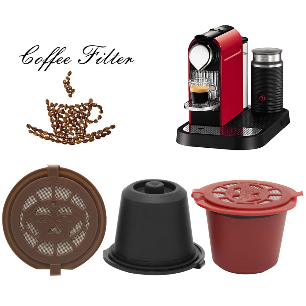 Reusable Coffee Capsule Filters for Nespresso Machine
