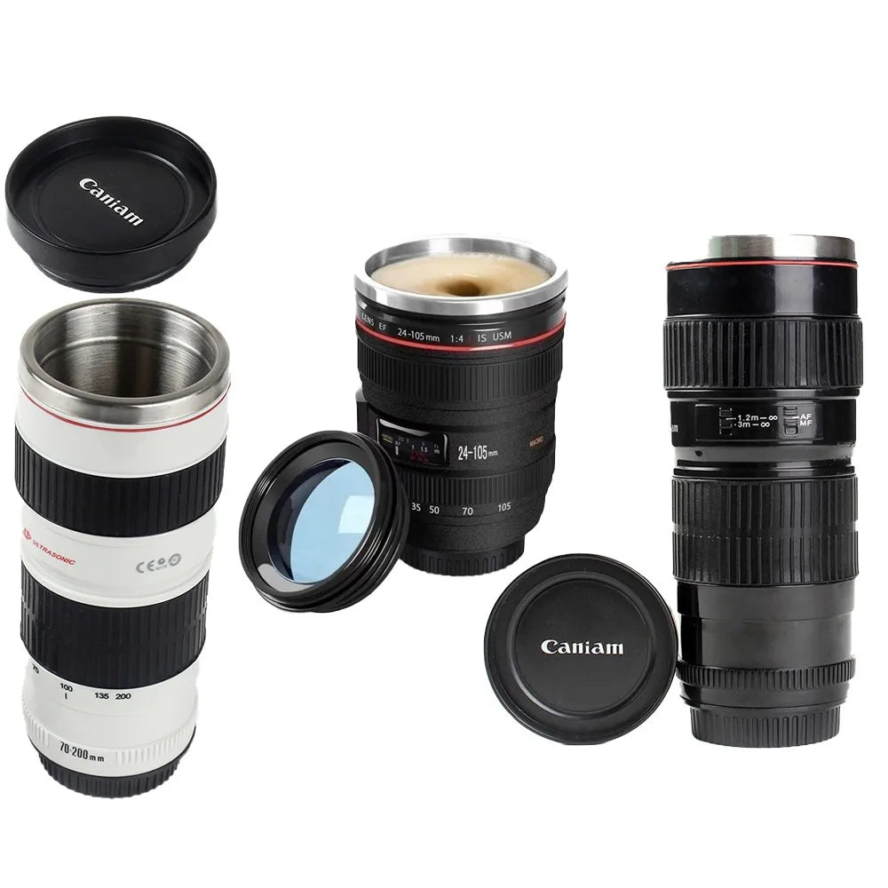 Camera Lens Travel Mug 450ml