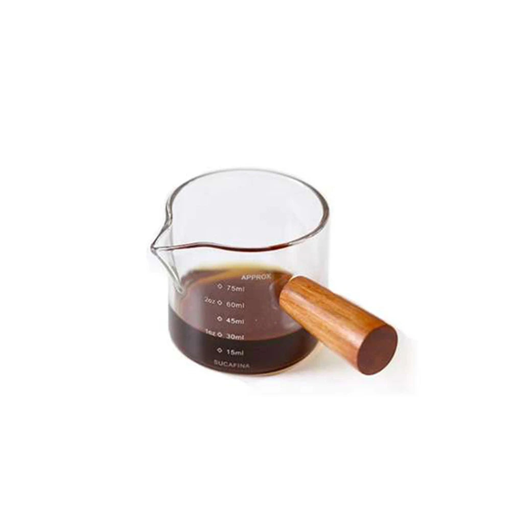 Glass Espresso Measuring Cup